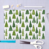 Winterfeestdag kerstboomschildertje tissuepapier (Craft)