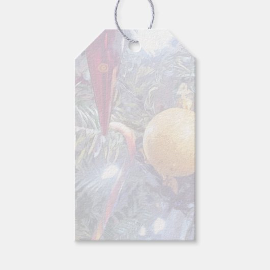 Winterfeestdagen Cadeaulabel (Voorkant)