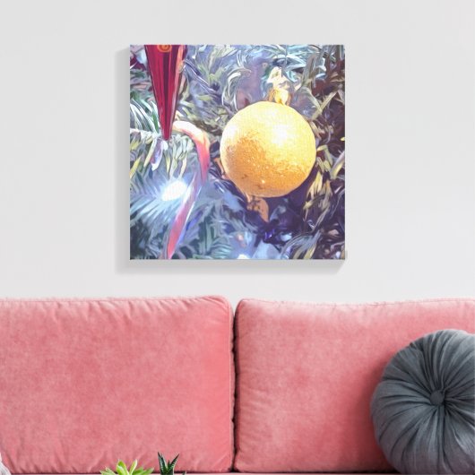 Winterfeestdagen Canvas Afdruk (Insitu (Woonkamer))