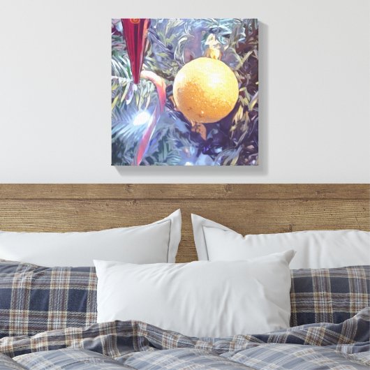 Winterfeestdagen Canvas Afdruk (Insitu (Slaapkamer))