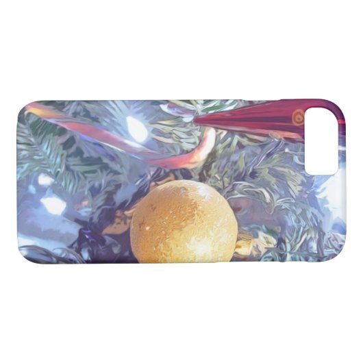 Winterfeestdagen Case-Mate iPhone Case (Achterkant (Horizontaal))