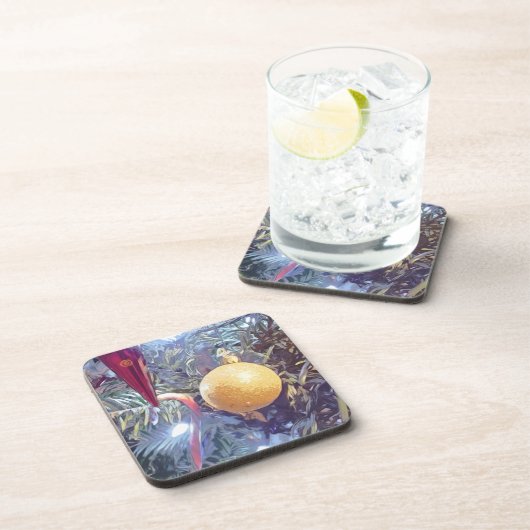 Winterfeestdagen Drankjes Onderzetter (Rechterzijde)