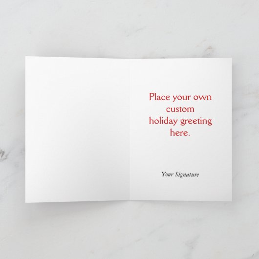 WinterFeestdagen Feestdagen Kaart (Binnen)