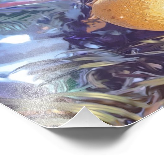 Winterfeestdagen Foto Afdruk (Hoek)