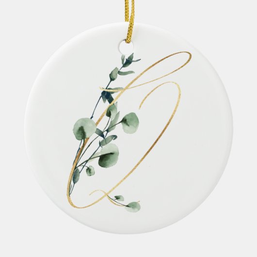 Winterfeestdagen initiaal ornament (Voorkant)