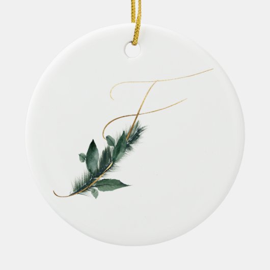 Winterfeestdagen initiaal ornament (Voorkant)