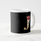 Winterfeestdagen initialen letter J Grote Koffiekop (Voorkant rechts)