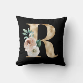 Winterfeestdagen initialen letter R Kussen