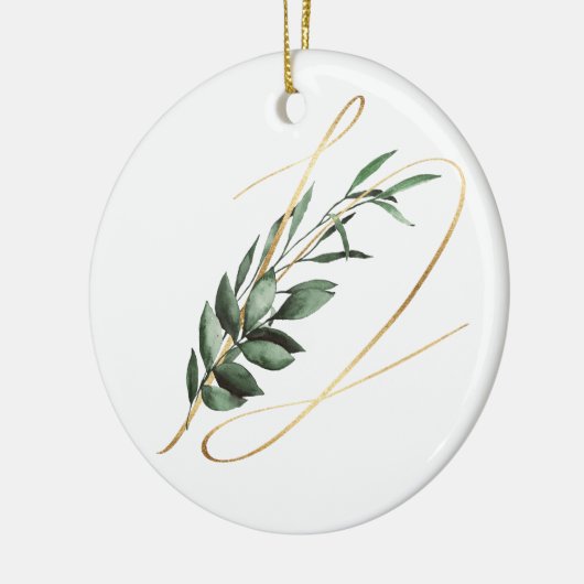 Winterfeestdagen initialen ornamenten (Links)