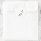 Winterfeestdagen initialen sticker