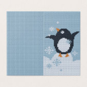 WinterFeestdagen Kaart (Buitenkant ongevouwen)