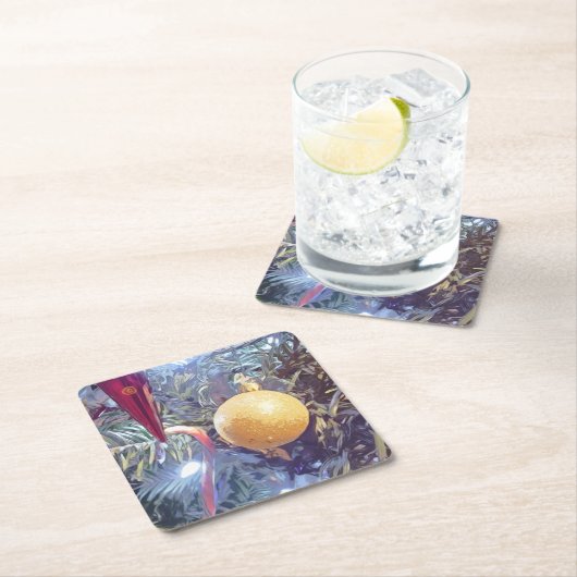 Winterfeestdagen Kartonnen Onderzetters (Insitu)