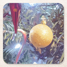 Winterfeestdagen Kartonnen Onderzetters