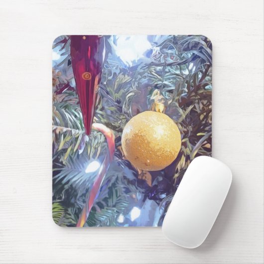 Winterfeestdagen Muismat (Met muis)