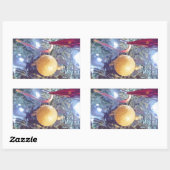 Winterfeestdagen Rechthoekige Sticker (Vel)