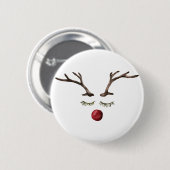 Winterfeestdagen Ronde Button 5,7 Cm (Voorkant /achterkant)