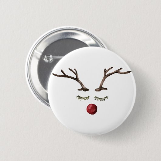 Winterfeestdagen Ronde Button 5,7 Cm (Voorkant /achterkant)