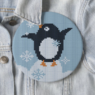 WinterFeestdagen Ronde Button 6,0 Cm