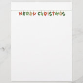 Winterfeestdagen seizoensgebonden akkerland kleuri flyer (Achterkant)