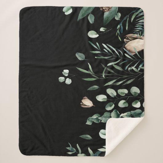 Winterfeestdagen Sherpa Deken (Voorkant)