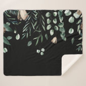 Winterfeestdagen Sherpa Deken (Voorkant (horizontaal))