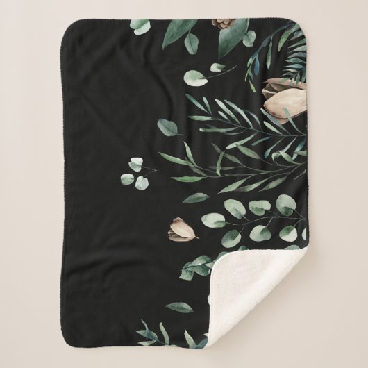 Winterfeestdagen Sherpa Deken (Voorkant)