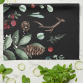 Winterfeestdagen Theedoek (Gevouwen)