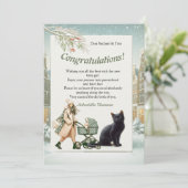 Winterfeesten in de sneeuw, met Kittens (Staand voorkant)