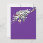 Winterfeesten in de sneeuw, met Kittens Aankondiging (Achterkant)