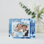 Winterfeesten in de sneeuw, met Kittens Aankondigingskaart (Staand voorkant)