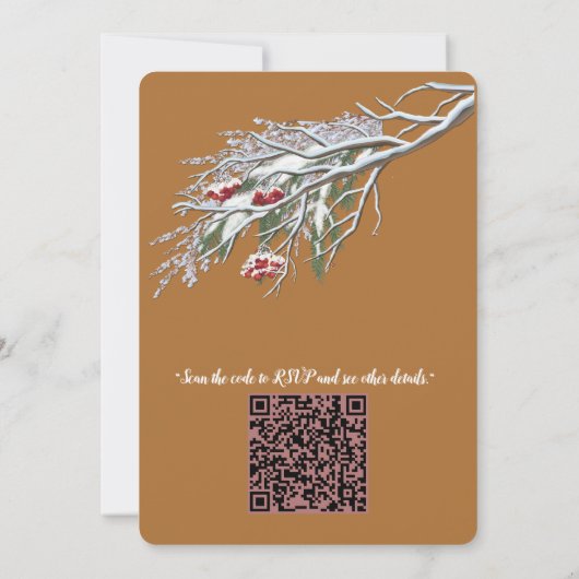 Winterfeesten in de sneeuw, met Kittens Kaart (Achterkant)