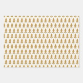 Winterfeestzweet Snowflakes Kerstmis Inpakpapier Vel (Voorkant 3)