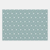 Winterfeestzweet Snowflakes Kerstmis Inpakpapier Vel (Voorkant 2)