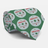 Winterfest schijflabel stropdas (Opgerold)