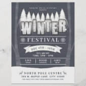 Winterfestival: Seizoensgebonden Folder voor Vakan (Voorkant)