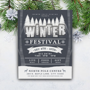 Winterfestival: Seizoensgebonden Folder voor Vakan