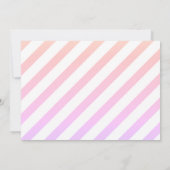 Winterflamingo ijsschaatpartij kaart (Achterkant)