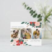 Winterfleschemicaliën | Holiday-foto Briefkaart (Staand voorkant)