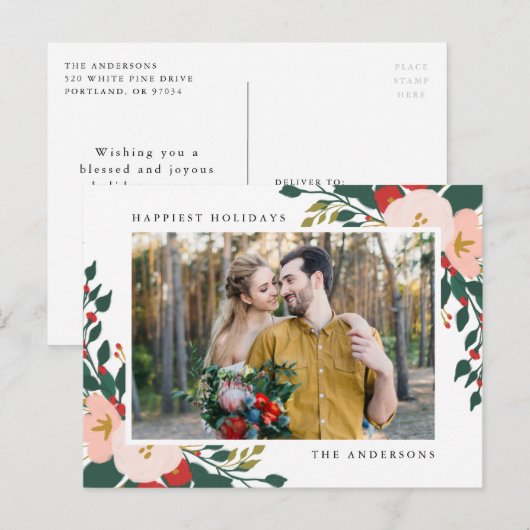 Winterfleschemicaliën | Holiday-foto Briefkaart (Voorkant / Achterkant)