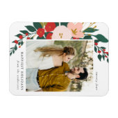 Winterfleschemicaliën | Holiday Photo Magnet Magneet (Horizontaal)