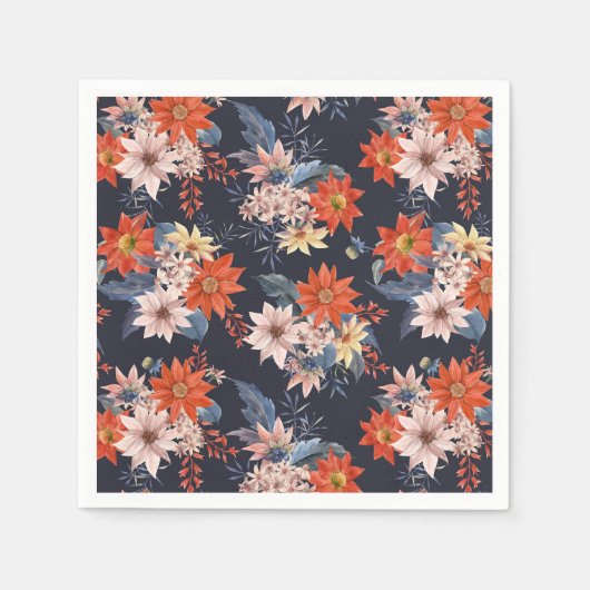  winterfleskunsten kerstfeest servet (Voorkant)