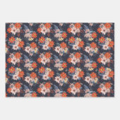 winterflessenpatronen kerstset inpakpapier vel (Voorkant 2)