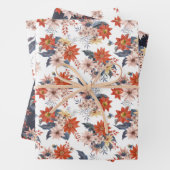 winterflessenpatronen kerstset inpakpapier vel (In situ)