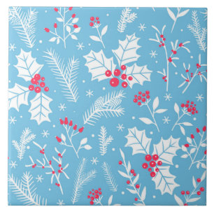 Winterflora 2 tegeltje