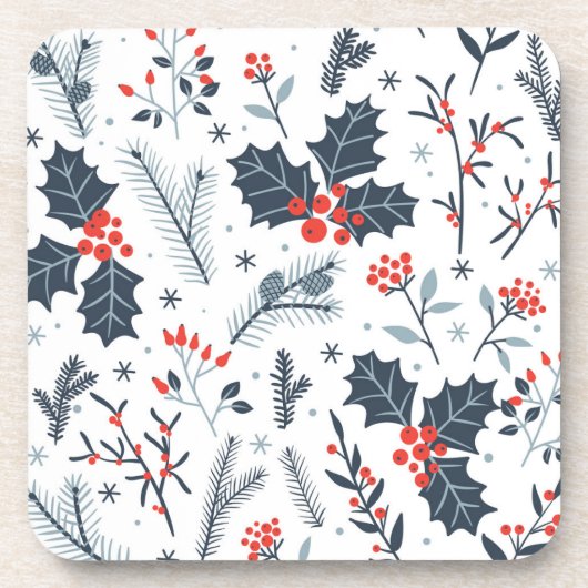 Winterflora Bier Onderzetter (Voorkant)