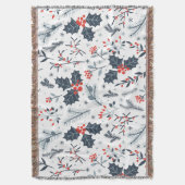 Winterflora Deken (Voorkant Verticaal)