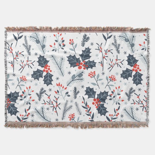 Winterflora Deken (Voorkant)