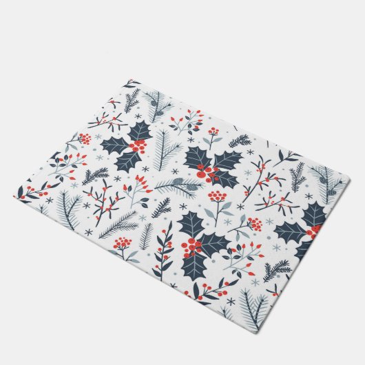 Winterflora Deurmat (Schuin)