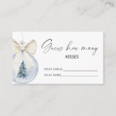 Winterflora raden hoeveel kissons brudal game informatiekaartje (Voorkant)