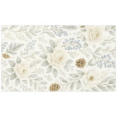 Winterfluister Bloemen & Denneappel Tafelkleed (Voorkant (Horizontaal))